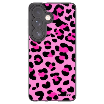 Picasee husă neagră din silicon pentru Samsung Galaxy S26 - Pink Tiger
