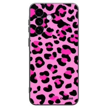 Picasee husă neagră din silicon pentru Samsung Galaxy A57 5G - Pink Tiger