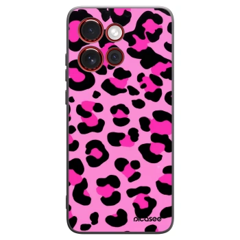 Picasee husă neagră din silicon pentru Motorola Edge 60 Neo 5G - Pink Tiger
