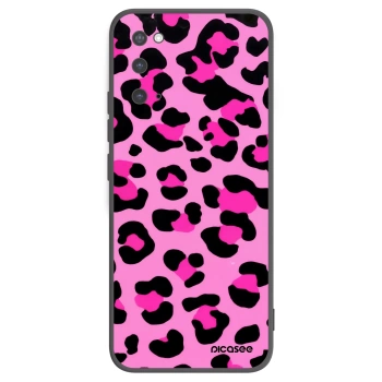 Picasee husă neagră din silicon pentru Samsung Galaxy S20 G980F - Pink Tiger