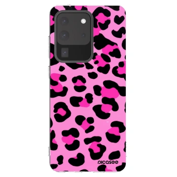 Picasee husă transparentă din silicon pentru Samsung Galaxy S20 Ultra 5G G988F - Pink Tiger