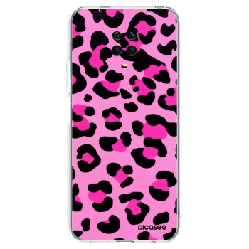 Picasee husă transparentă din silicon pentru Xiaomi Redmi Note 9 Pro - Pink Tiger