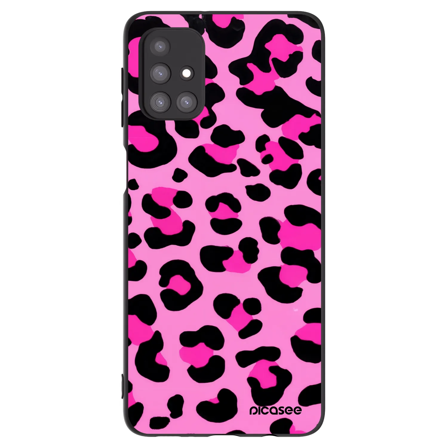 Picasee husă neagră din silicon pentru Samsung Galaxy M31s - Pink Tiger