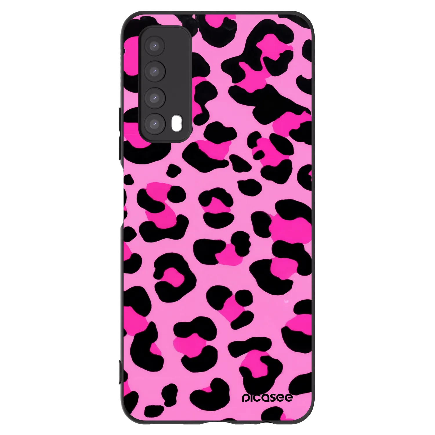 Picasee husă neagră din silicon pentru Huawei P Smart 2021 - Pink Tiger