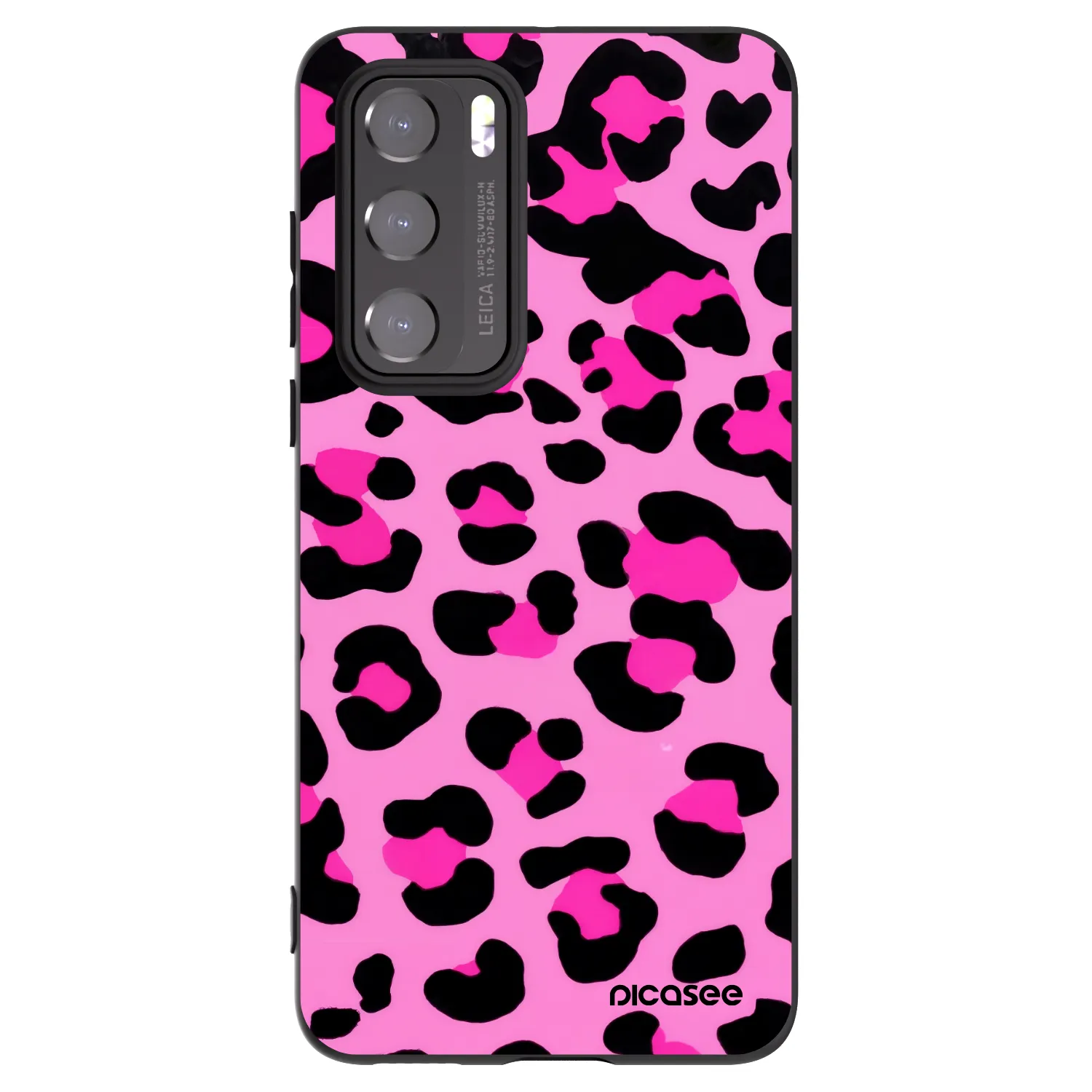 Picasee husă neagră din silicon pentru Huawei P40 - Pink Tiger