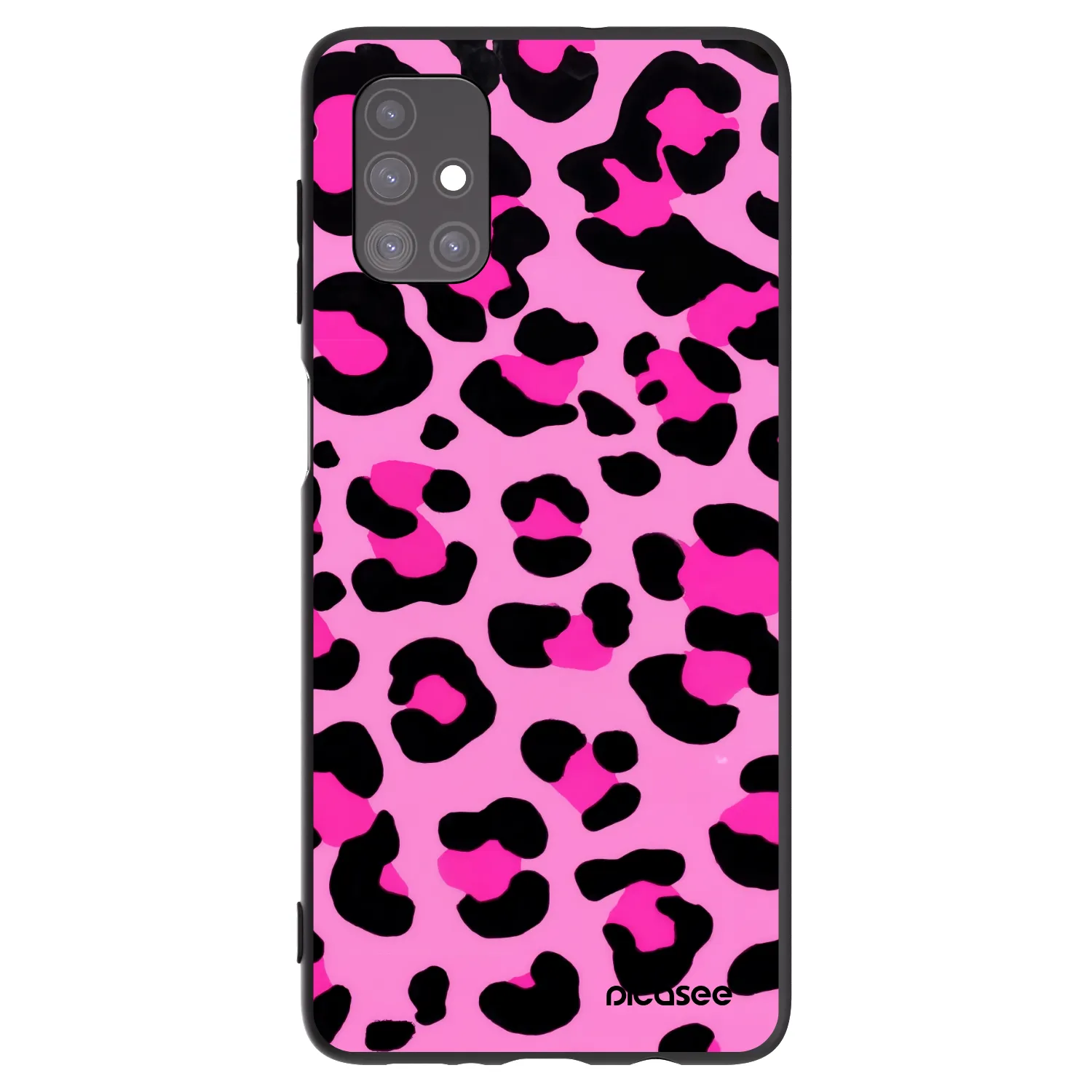 Picasee husă neagră din silicon pentru Samsung Galaxy M51 M515F - Pink Tiger