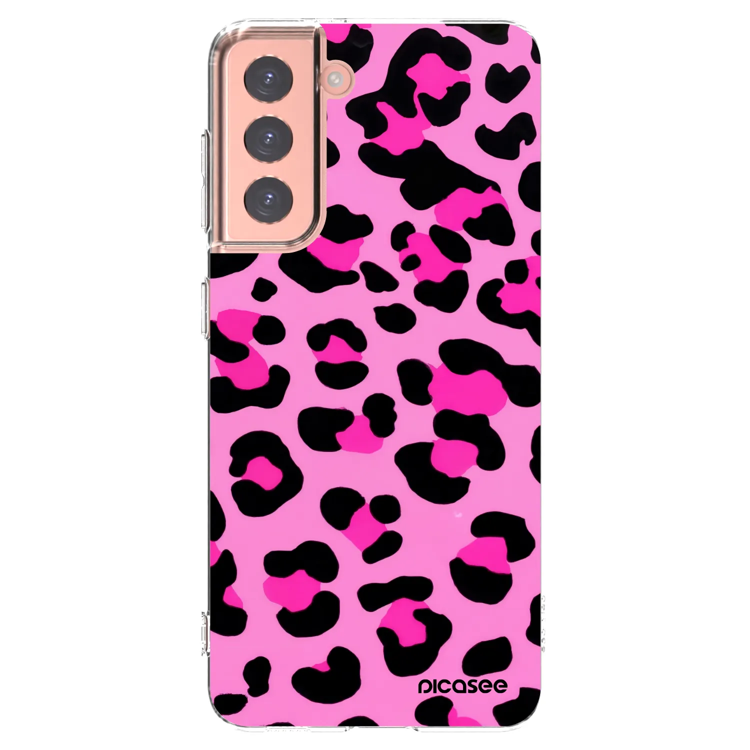 Picasee husă transparentă din silicon pentru Samsung Galaxy S21 5G G991B - Pink Tiger