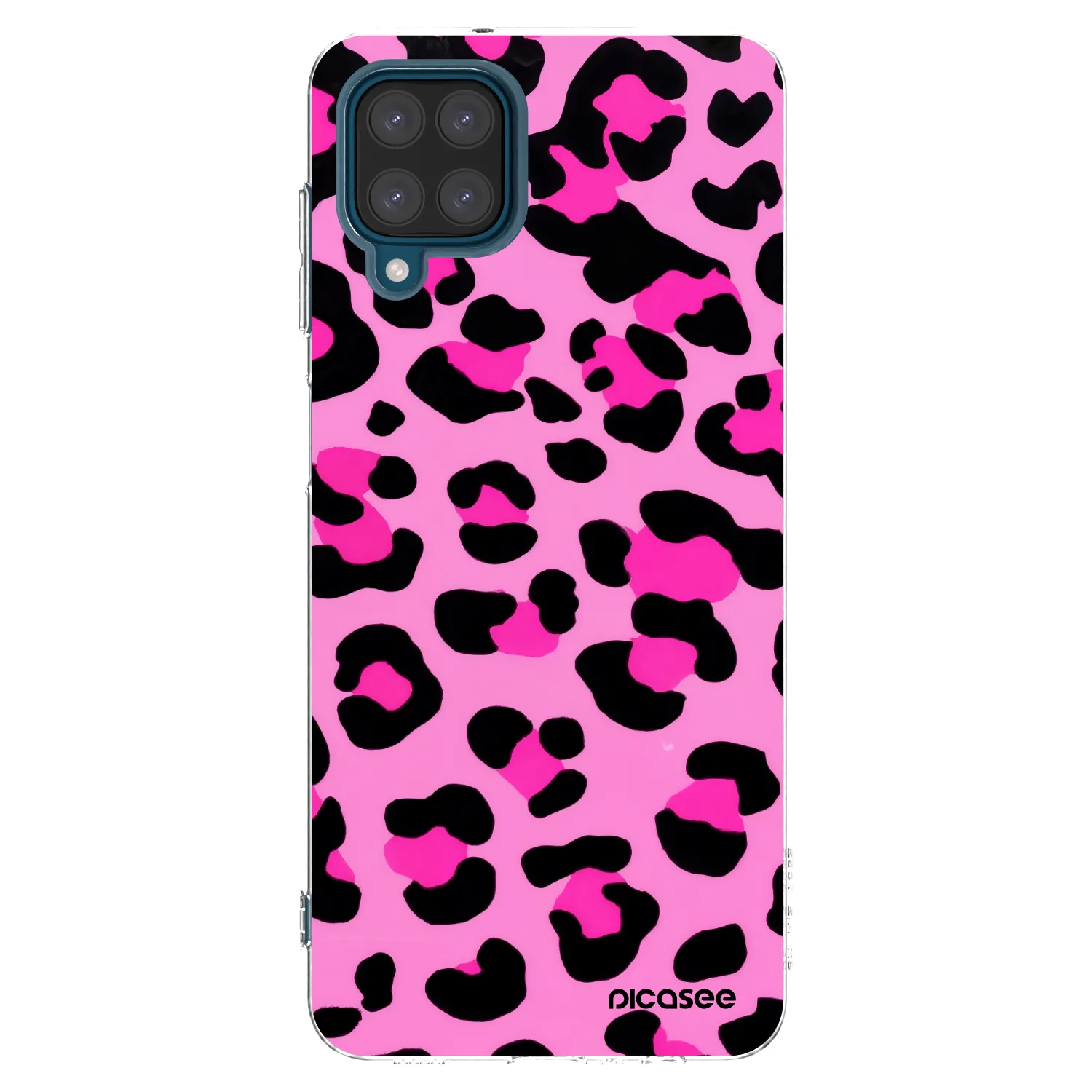 Picasee husă transparentă din silicon pentru Samsung Galaxy A12 A125F - Pink Tiger