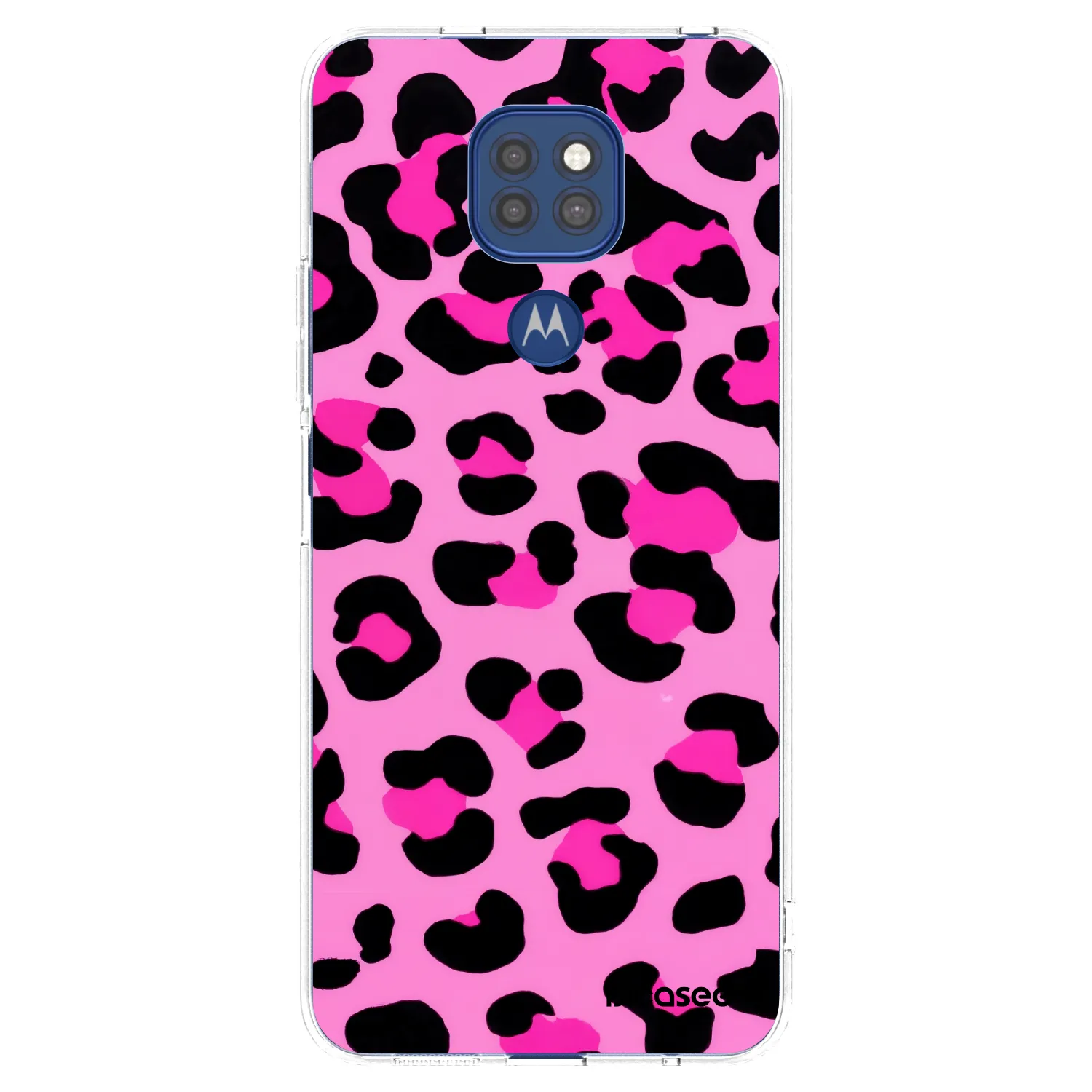 Picasee husă transparentă din silicon pentru Motorola Moto G9 Play - Pink Tiger