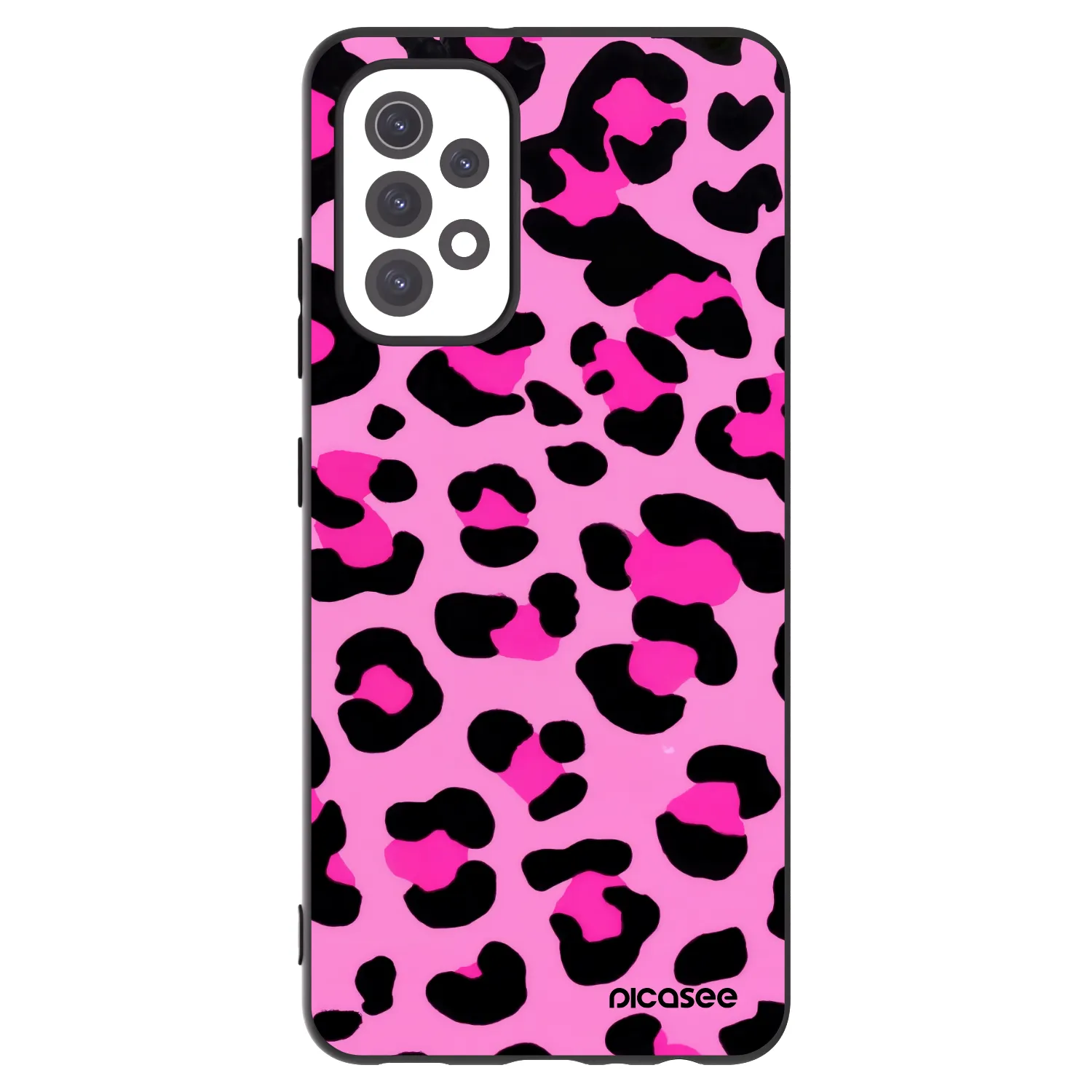 Picasee husă neagră din silicon pentru Samsung Galaxy A32 5G A326B - Pink Tiger