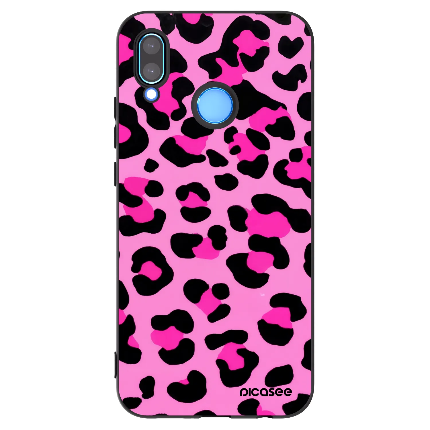 Picasee husă neagră din silicon pentru Huawei P20 Lite - Pink Tiger
