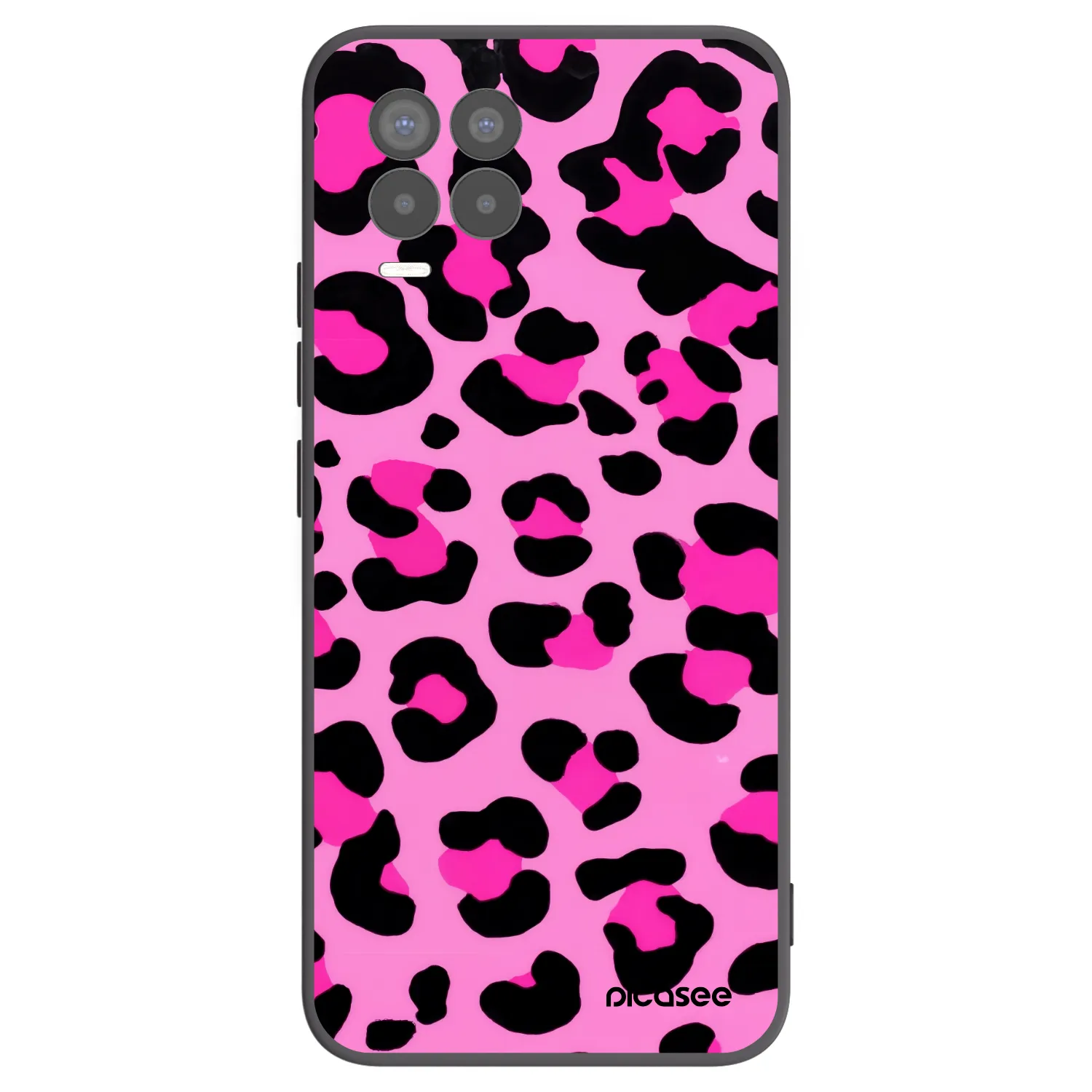 Picasee husă neagră din silicon pentru Realme 8 Pro - Pink Tiger