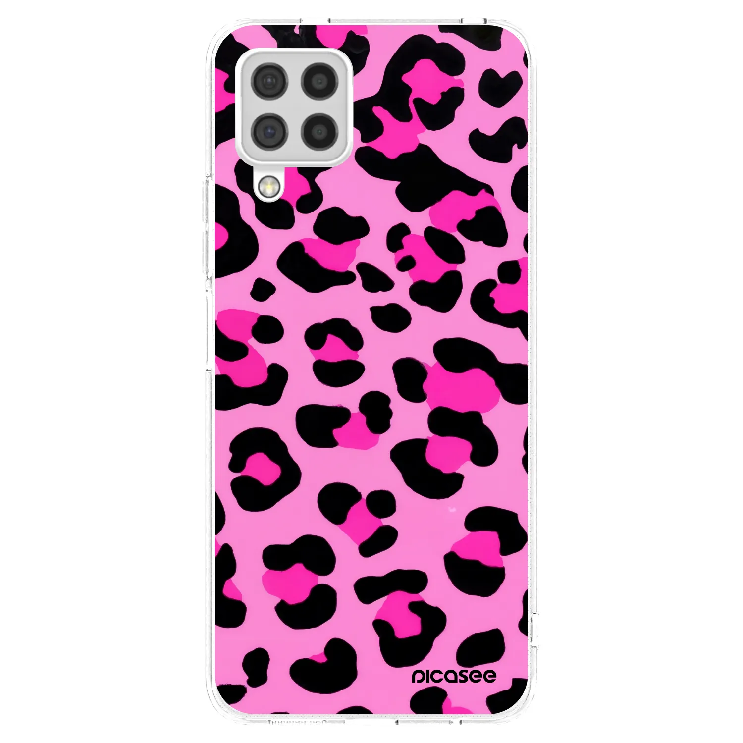 Picasee husă transparentă din silicon pentru Samsung Galaxy A22 A225F 4G - Pink Tiger