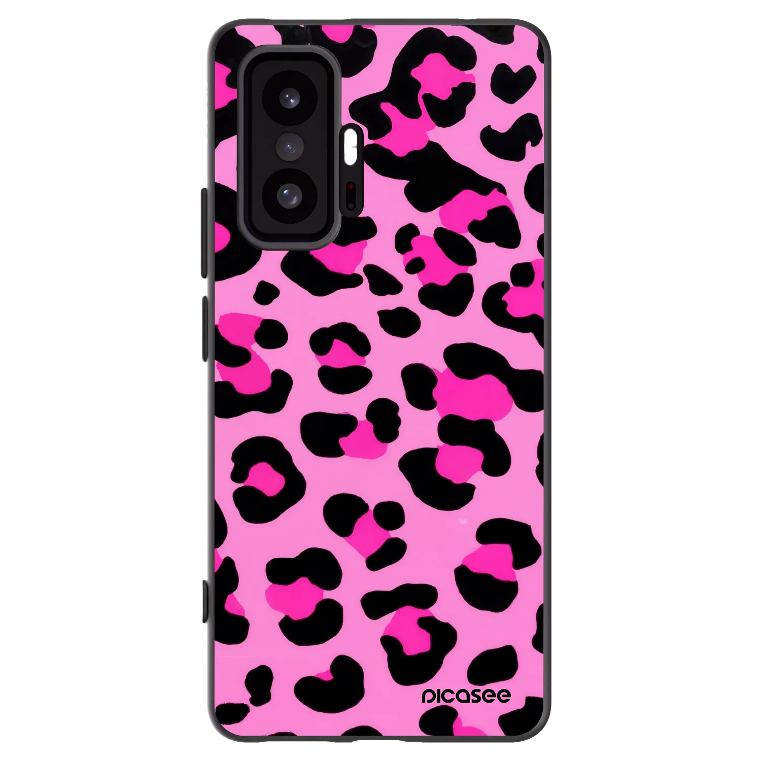 Picasee husă neagră din silicon pentru Xiaomi 11T - Pink Tiger