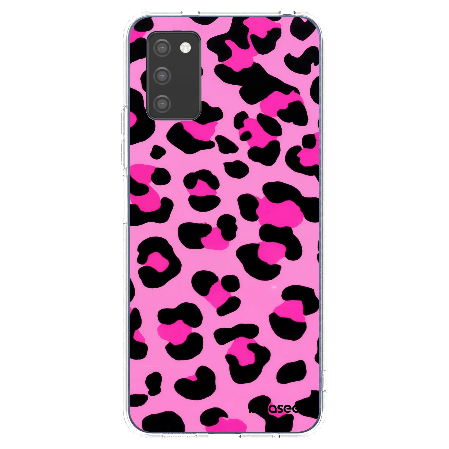 Picasee husă transparentă din silicon pentru Samsung Galaxy A03s A037G - Pink Tiger