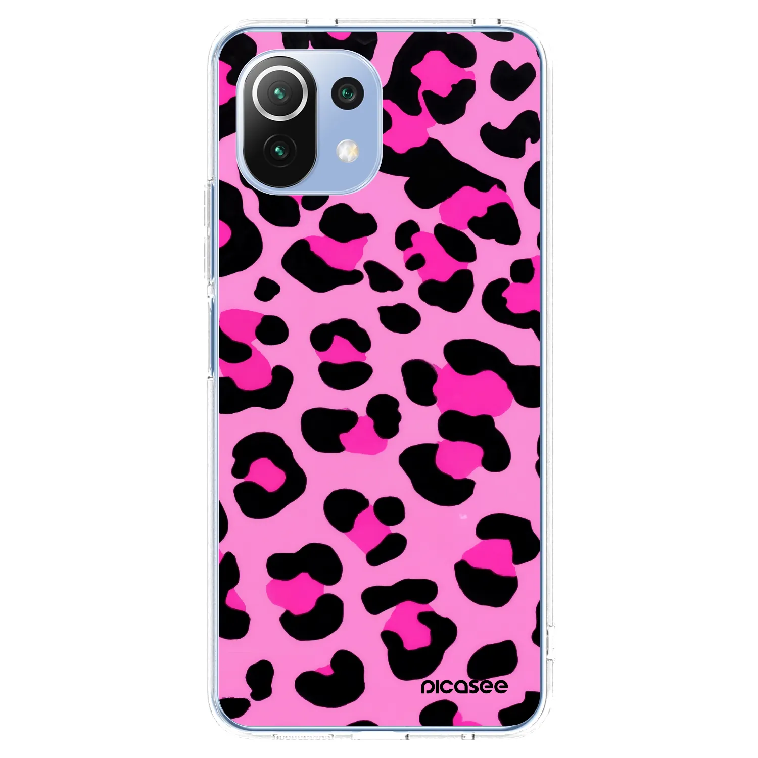 Picasee husă transparentă din silicon pentru Xiaomi 11 Lite 5G NE - Pink Tiger