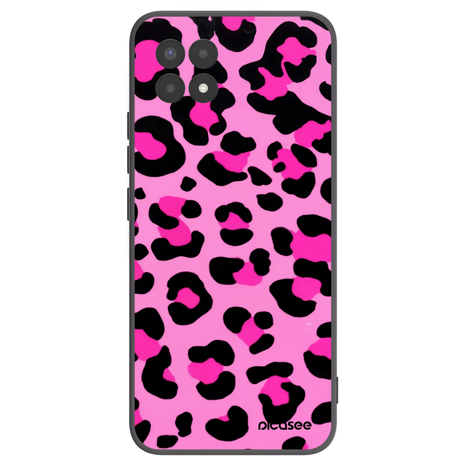 Picasee husă neagră din silicon pentru Realme 8i - Pink Tiger