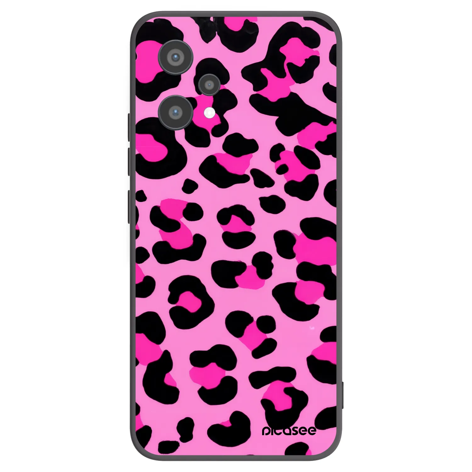 Picasee husă neagră din silicon pentru Realme 9 Pro 5G - Pink Tiger
