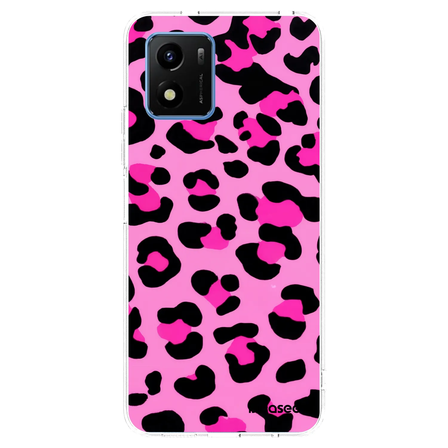 Picasee husă transparentă din silicon pentru Vivo Y01 - Pink Tiger