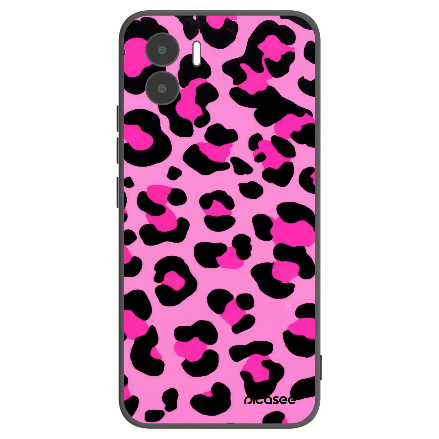 Picasee husă neagră din silicon pentru Xiaomi Redmi A1 - Pink Tiger