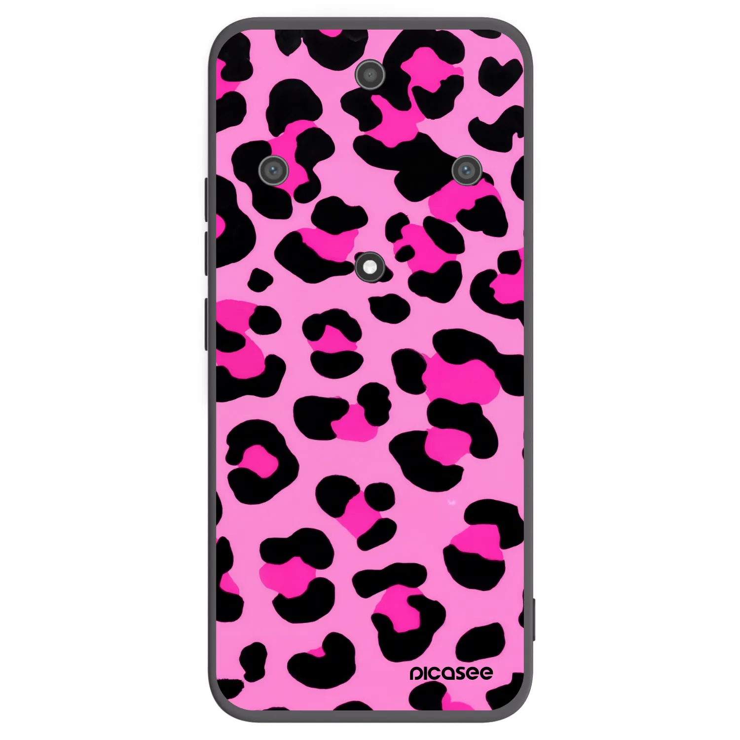 Picasee husă neagră din silicon pentru Honor Magic5 Lite 5G - Pink Tiger