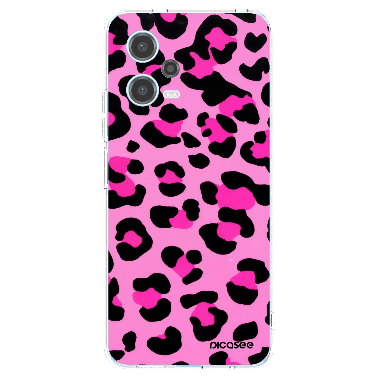 Picasee husă transparentă din silicon pentru Xiaomi Redmi Note 12 5G - Pink Tiger