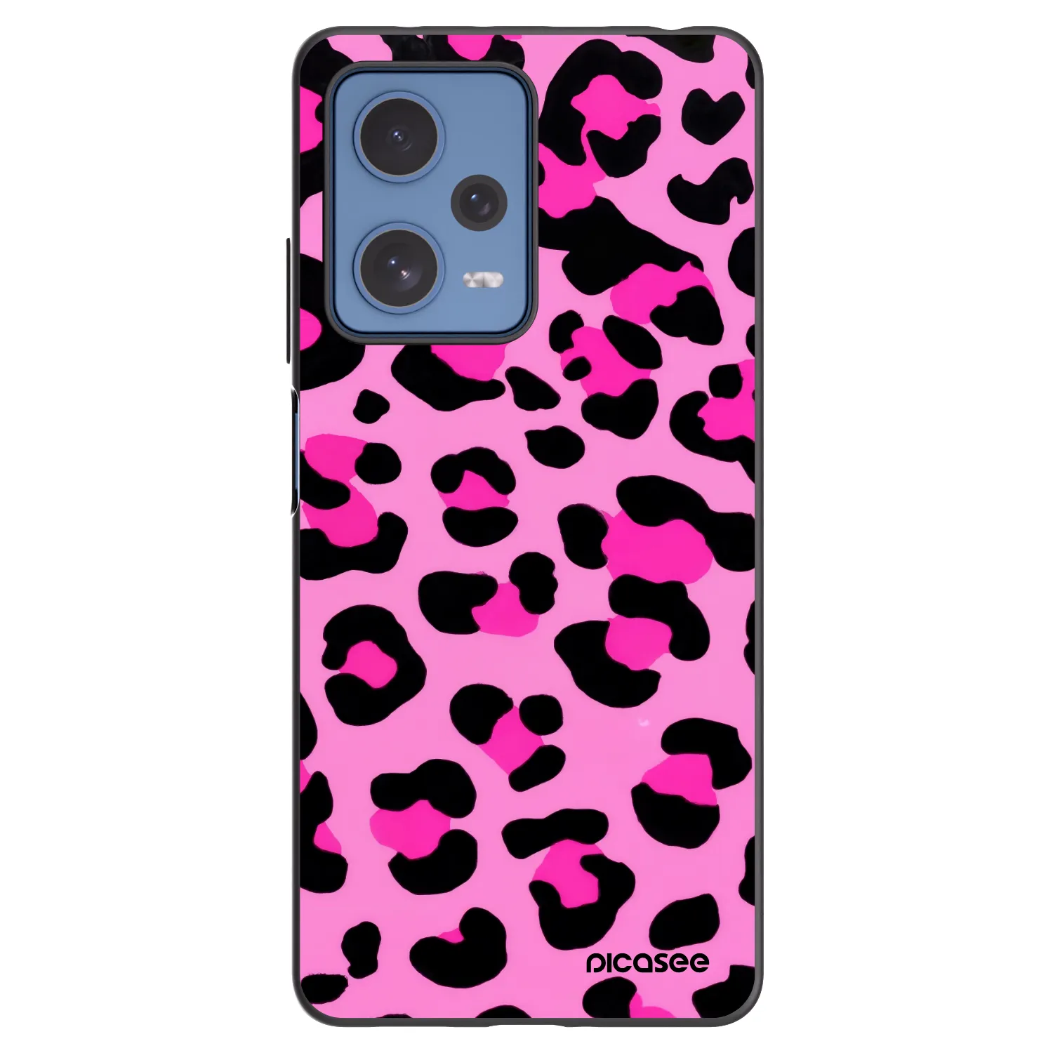 Picasee husă neagră din silicon pentru Xiaomi Redmi Note 12 Pro 5G - Pink Tiger