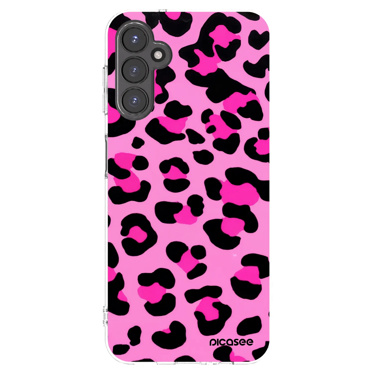 Picasee husă transparentă din silicon pentru Samsung Galaxy A14 4G A145R - Pink Tiger