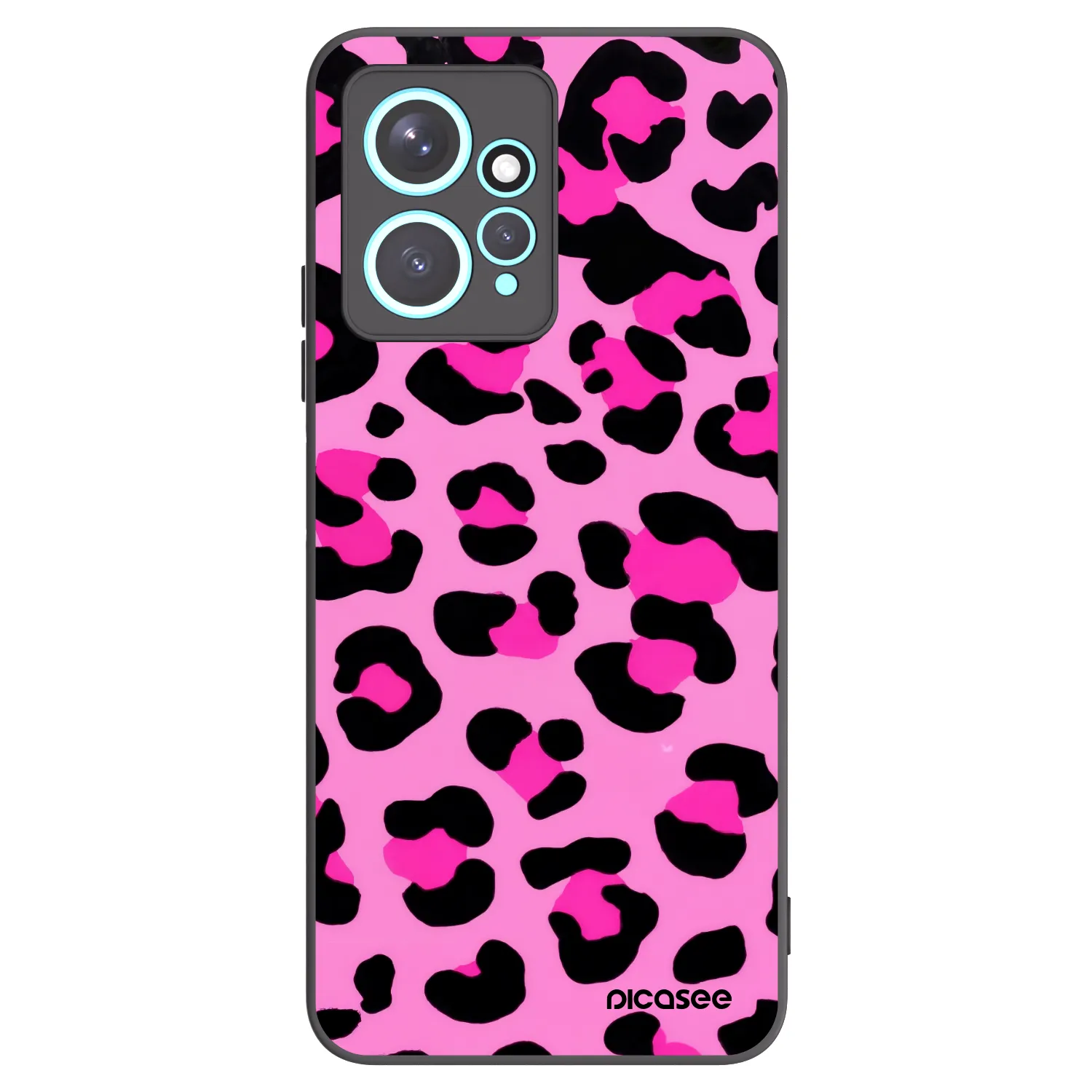 Picasee husă neagră din silicon pentru Xiaomi Redmi Note 12 4G - Pink Tiger