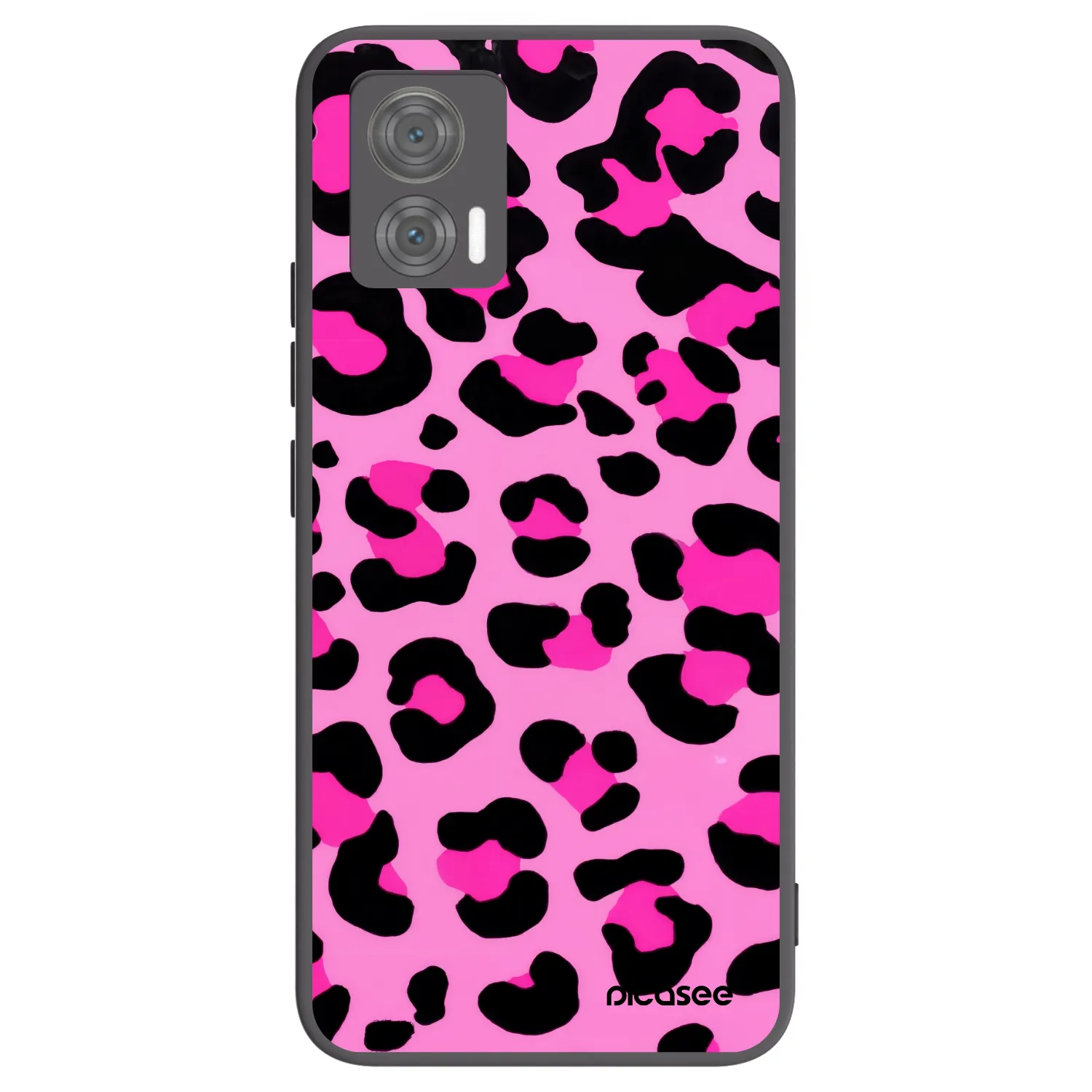 Picasee husă neagră din silicon pentru Motorola Edge 30 Neo - Pink Tiger