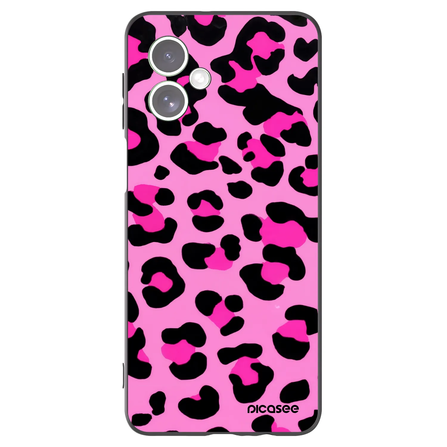 Picasee husă neagră din silicon pentru Motorola Moto G54 5G - Pink Tiger