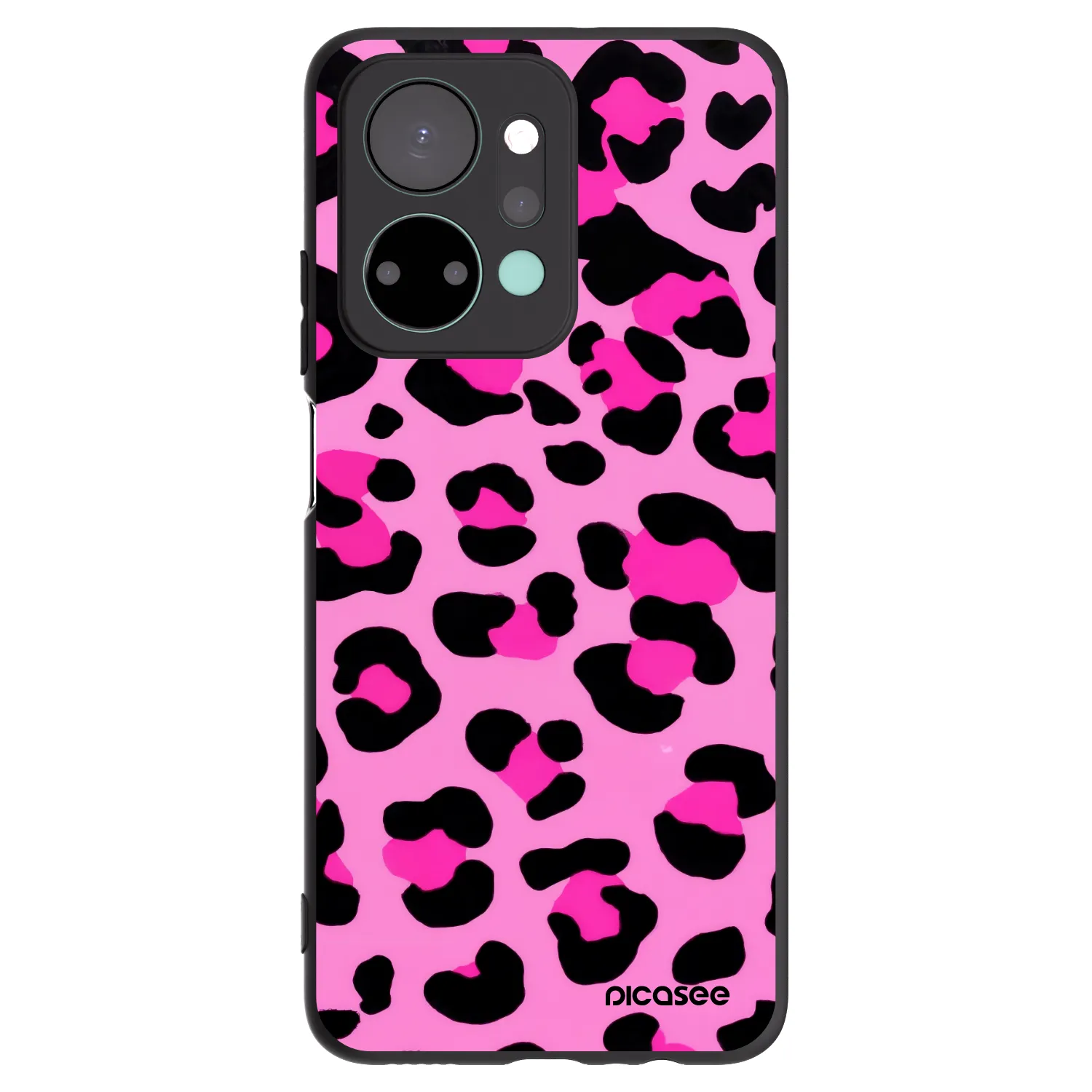 Picasee husă neagră din silicon pentru Honor X7a - Pink Tiger