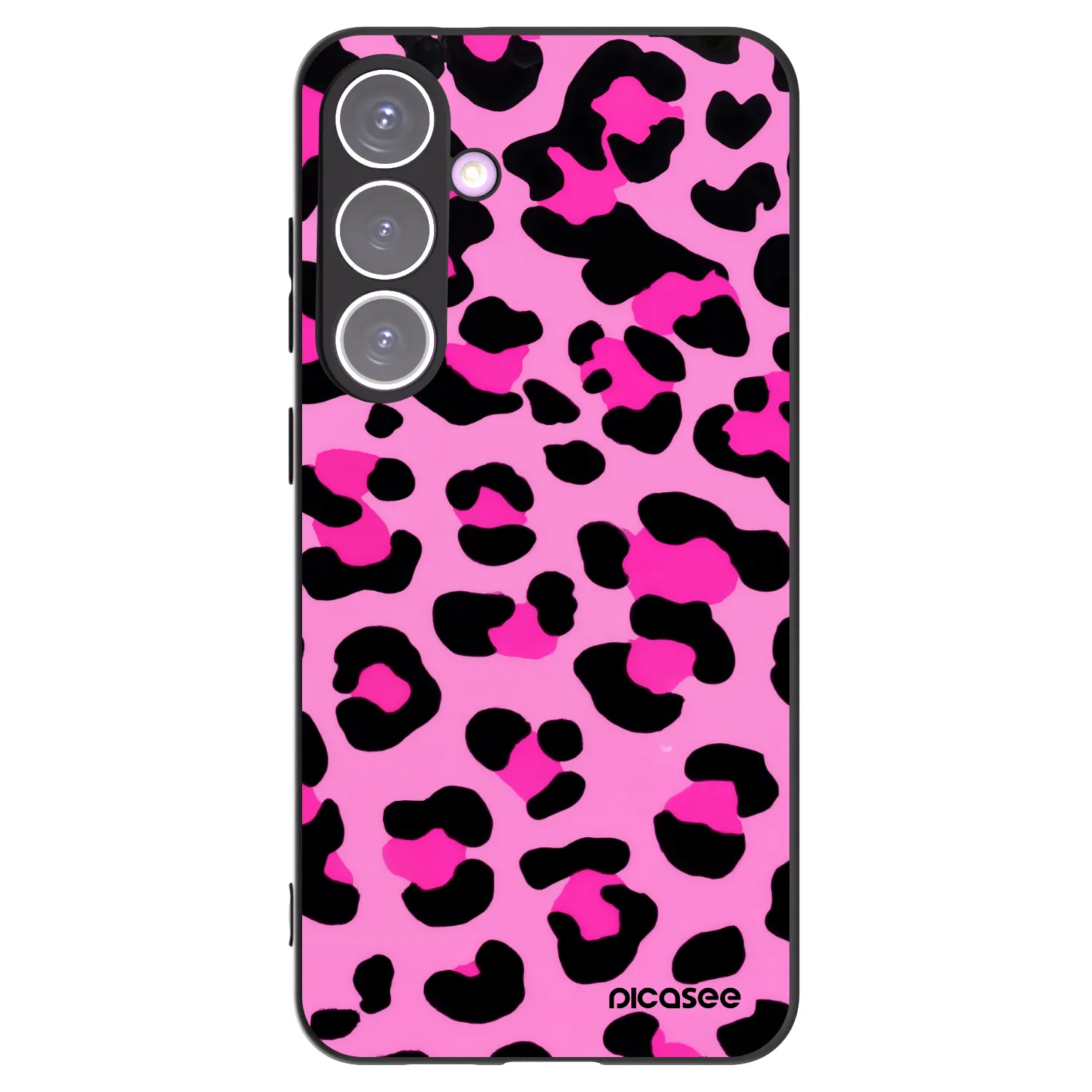 Picasee husă neagră din silicon pentru Samsung Galaxy S24+ S926B 5G - Pink Tiger