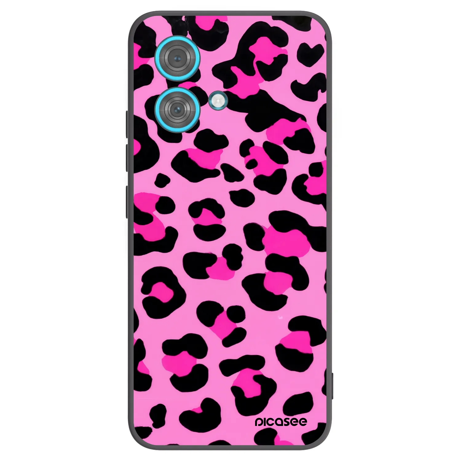 Picasee husă neagră din silicon pentru Motorola Edge 40 Neo - Pink Tiger