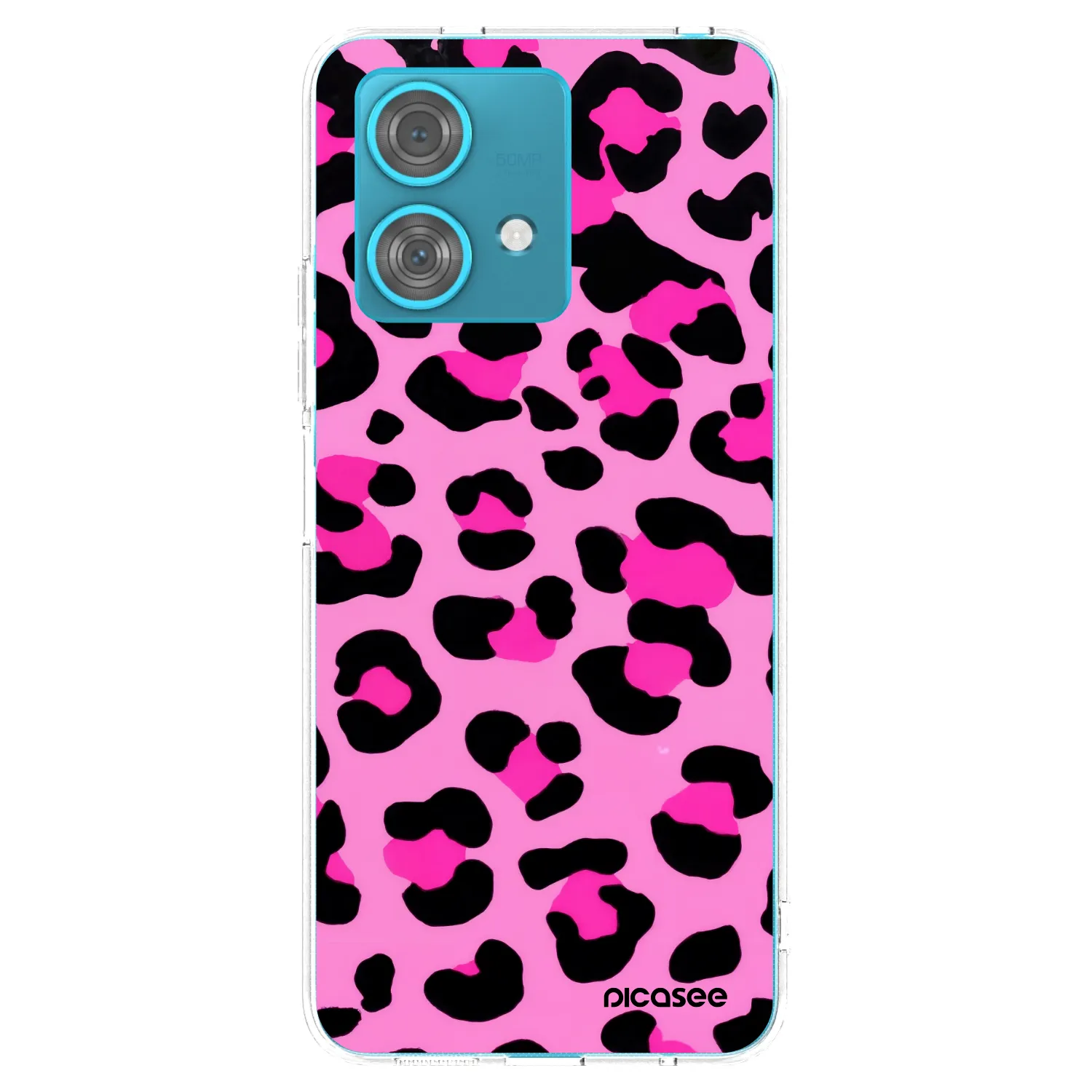 Picasee husă transparentă din silicon pentru Motorola Edge 40 Neo - Pink Tiger
