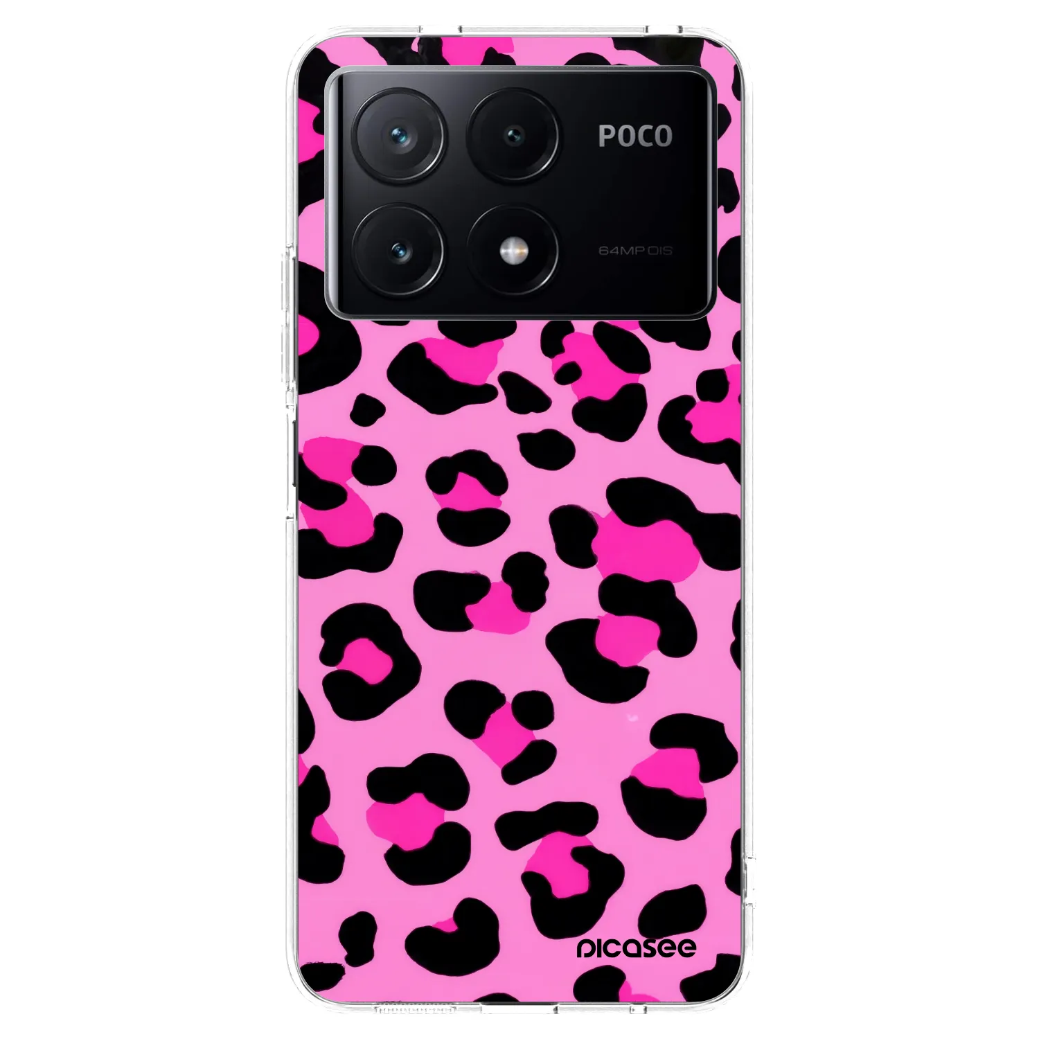 Picasee husă transparentă din silicon pentru Xiaomi Poco X6 Pro - Pink Tiger