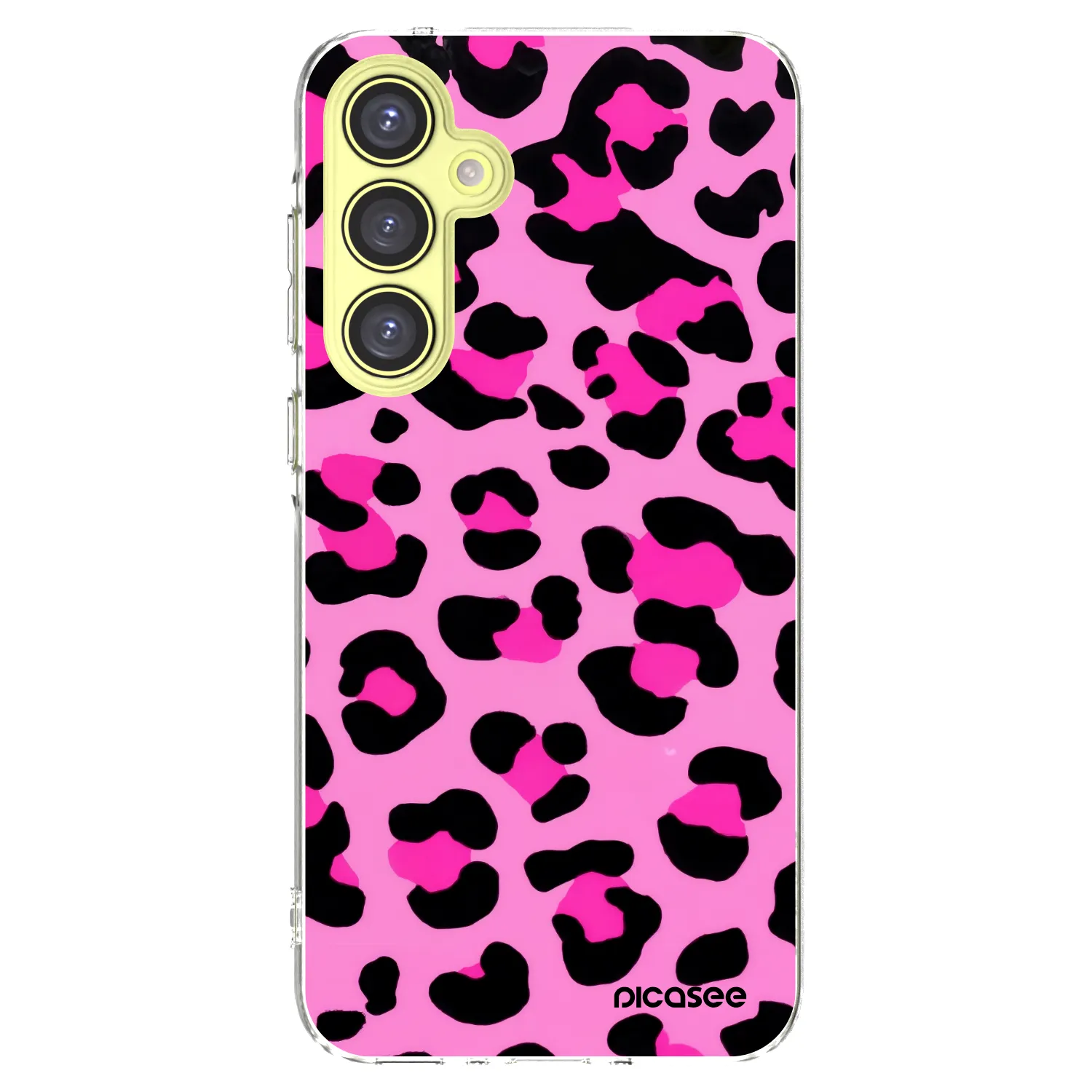 Picasee husă transparentă din silicon pentru Samsung Galaxy A35 5G A356B - Pink Tiger
