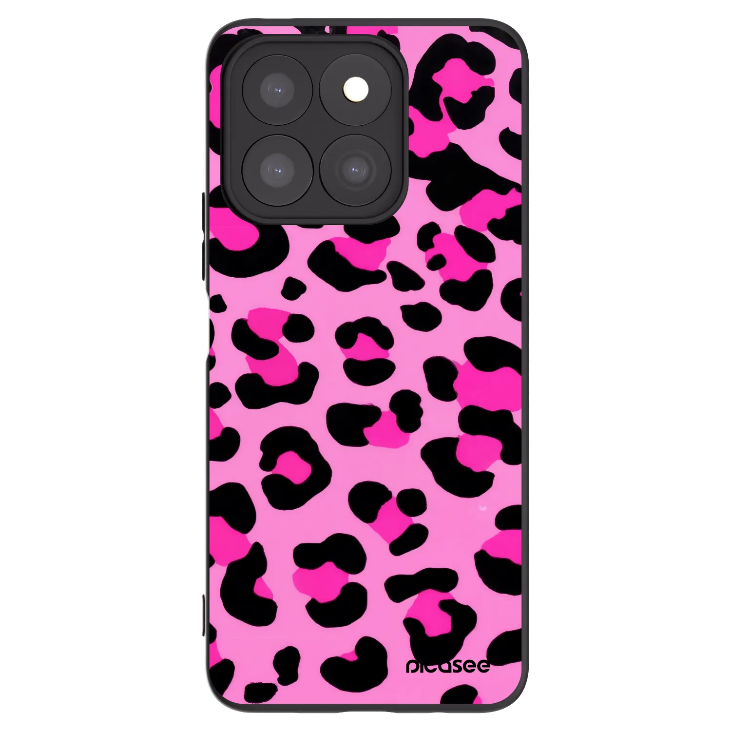 Picasee husă neagră din silicon pentru Honor X8b - Pink Tiger