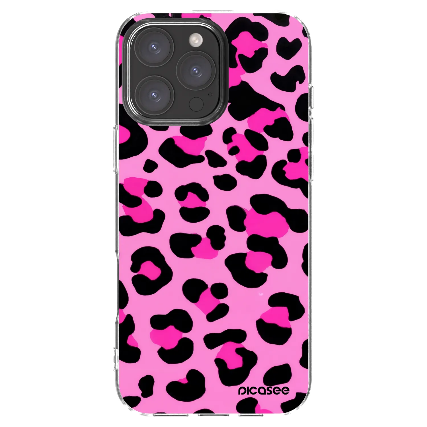 Picasee husă transparentă din silicon pentru Apple iPhone 16 Pro Max - Pink Tiger