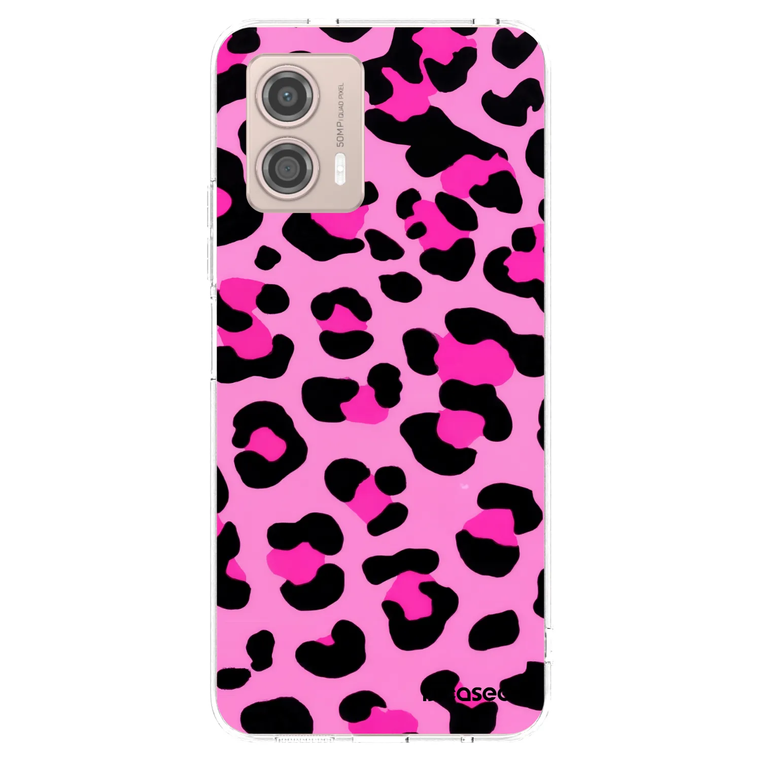 Picasee husă transparentă din silicon pentru Motorola Moto G53 5G - Pink Tiger