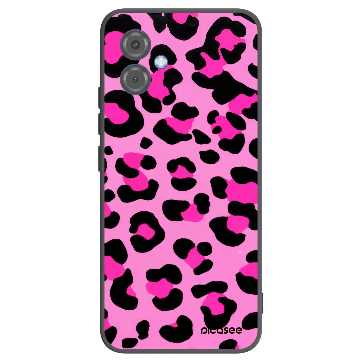 Picasee husă neagră din silicon pentru Motorola Moto G14 - Pink Tiger