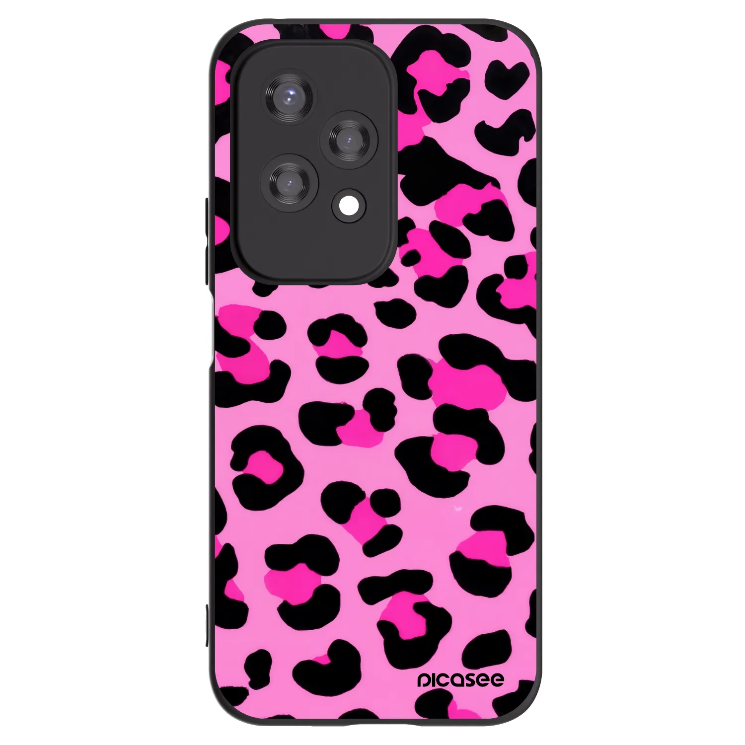 Picasee husă neagră din silicon pentru Honor 200 Lite - Pink Tiger