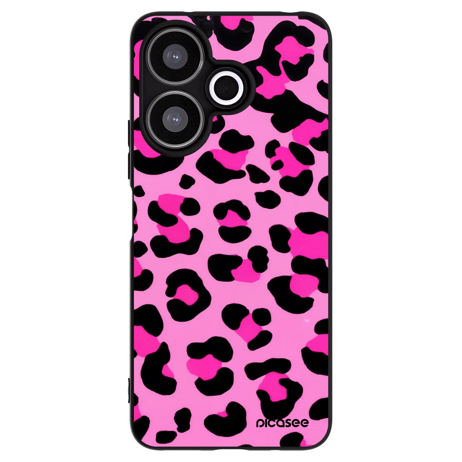 Picasee husă neagră din silicon pentru Xiaomi Redmi 13 4G - Pink Tiger