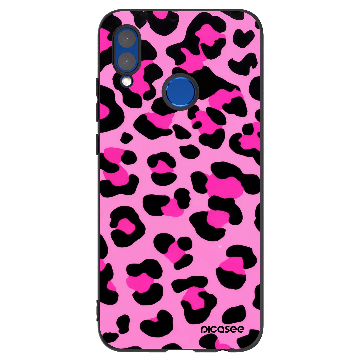 Picasee husă neagră din silicon pentru Honor 10 Lite - Pink Tiger