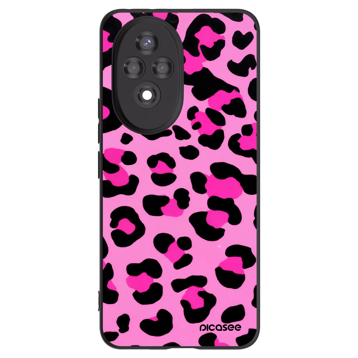 Picasee husă neagră din silicon pentru Honor 200 Pro 5G - Pink Tiger