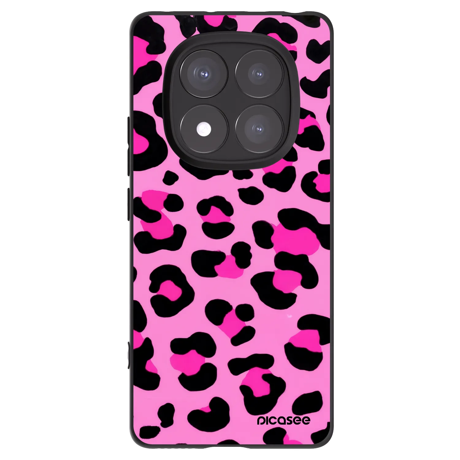 Picasee husă neagră din silicon pentru Xiaomi Redmi Note 14 Pro+ 5G - Pink Tiger