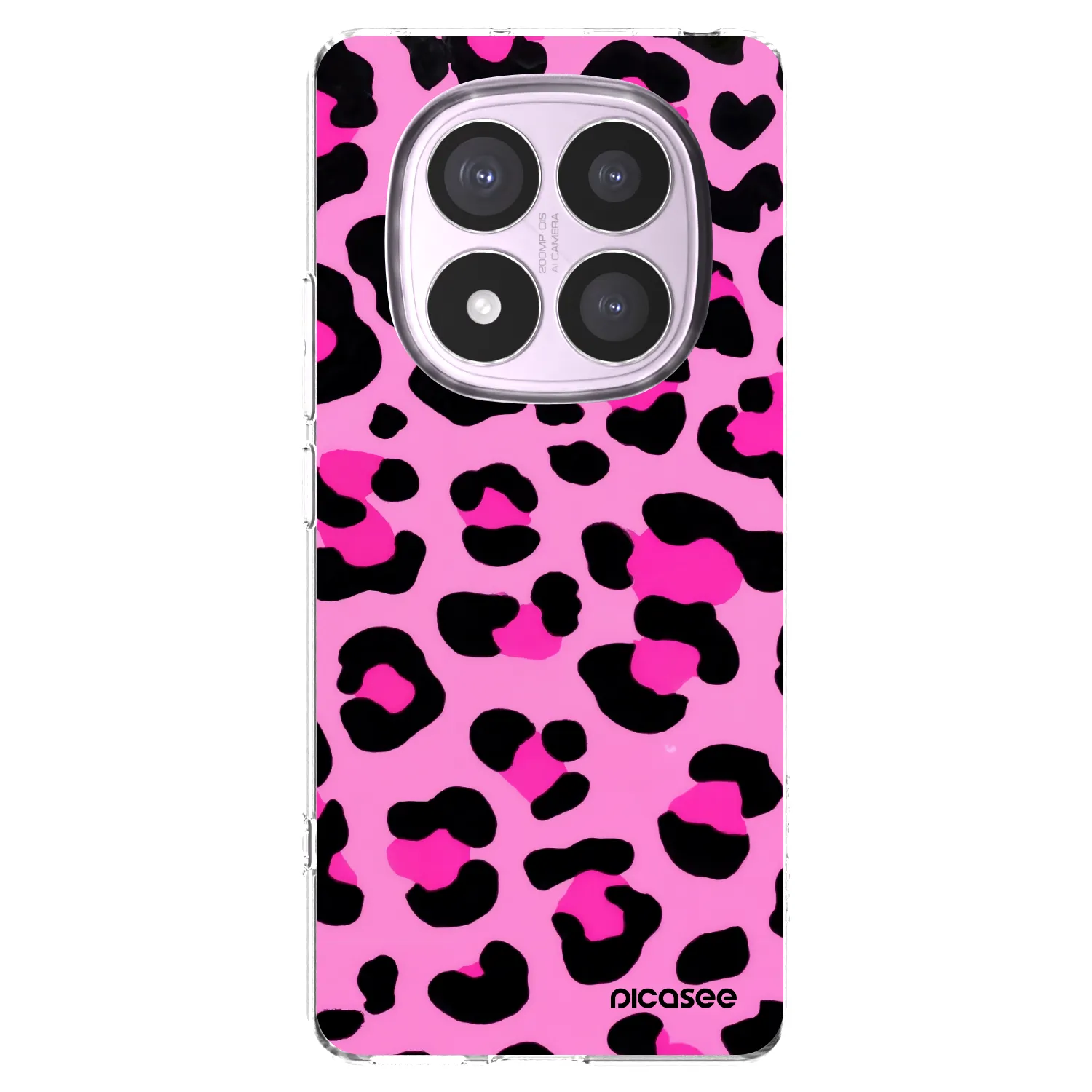 Picasee husă transparentă din silicon pentru Xiaomi Redmi Note 14 Pro 5G - Pink Tiger