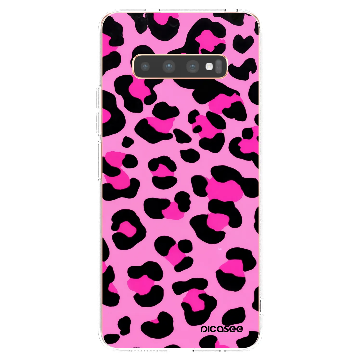 Picasee husă transparentă din silicon pentru Samsung Galaxy S10 Plus G975 - Pink Tiger