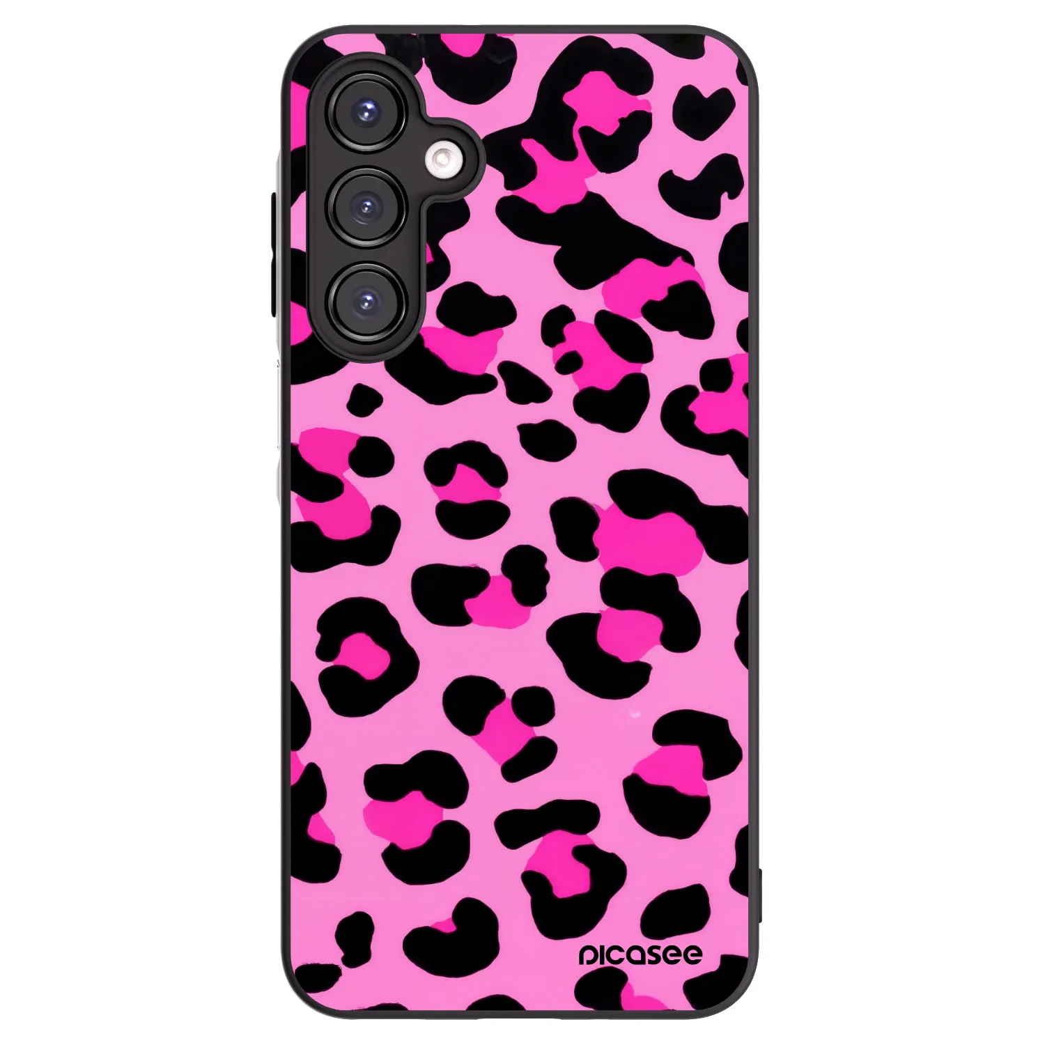 Picasee husă neagră din silicon pentru Samsung Galaxy A16 5G - Pink Tiger