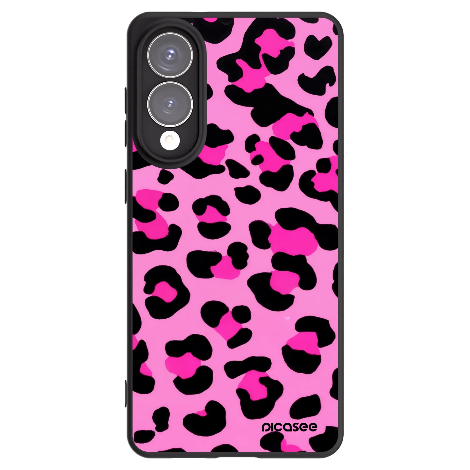 Picasee husă neagră din silicon pentru Samsung Galaxy S25 Edge 5G - Pink Tiger